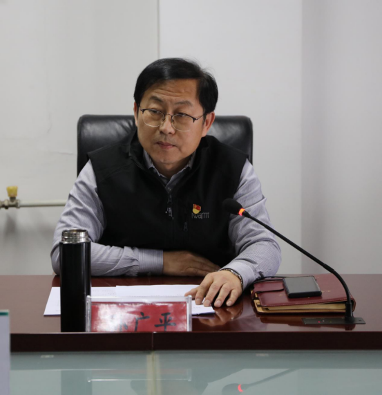 &ensp;&ensp;&ensp;&ensp;文化旅游区管委会副主任孙广平主持会议.