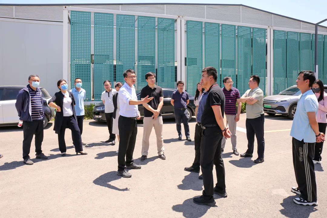 产业需要组织推动产业组织中关村通州园管委会赴西集网安园开展调研