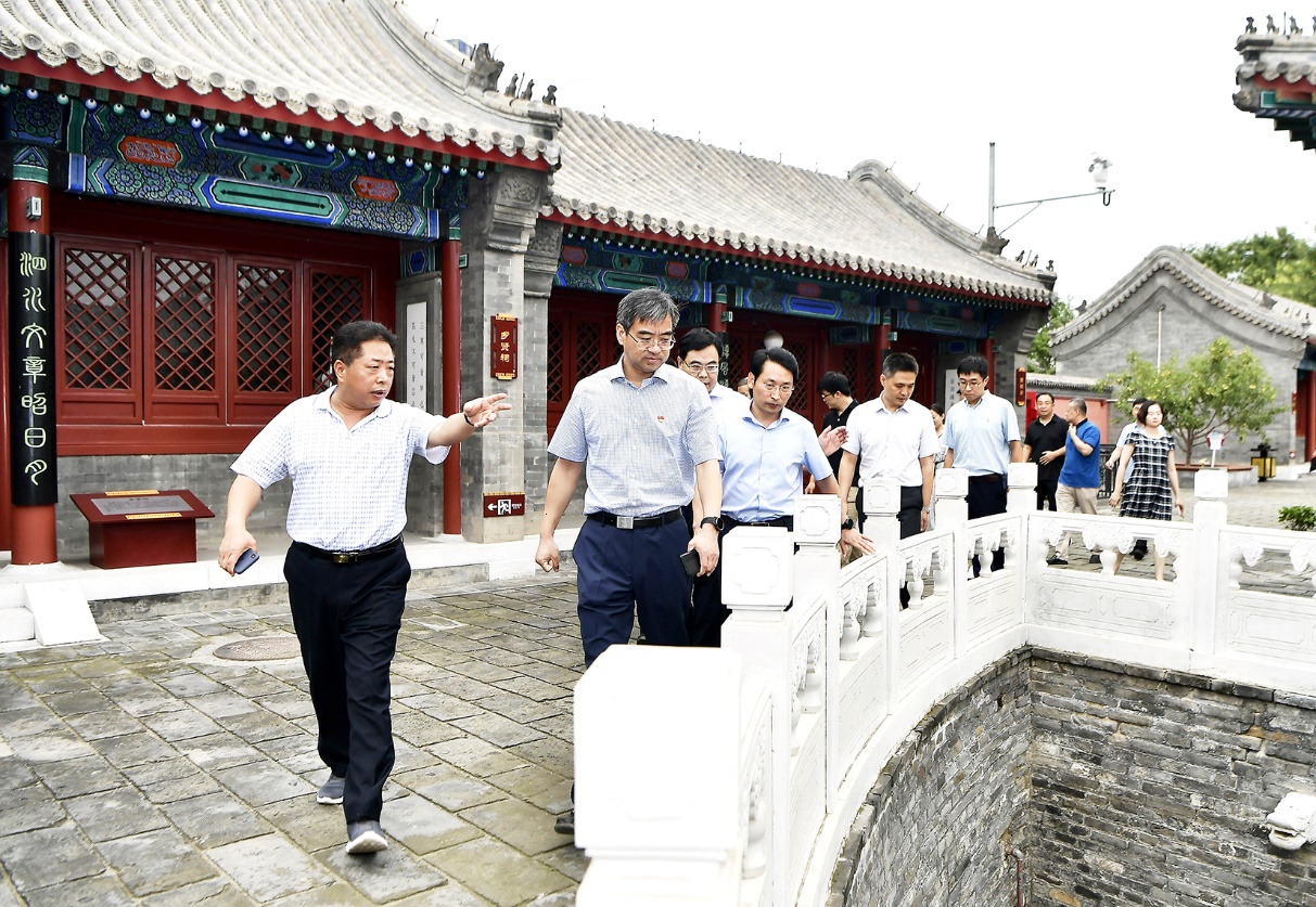 曾赞荣到"三庙一塔"景区调研时强调优化提升旅游配套和服务 打造通州